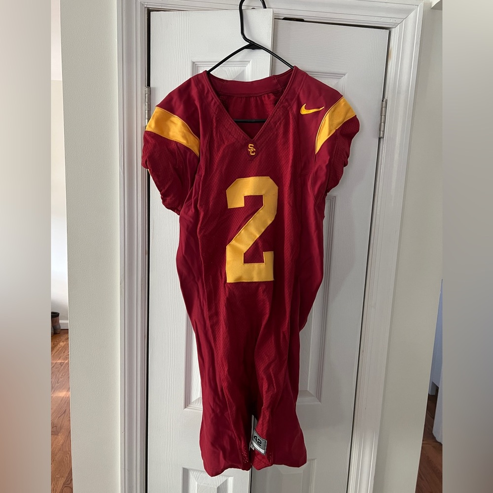 Game used USC #2 jersey